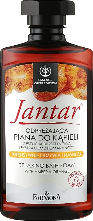 Bagnoschiuma rilassante con ambra e arancia