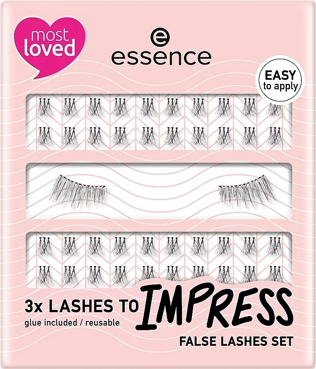 Essence 3x Lashes To Impress False Lashes Set