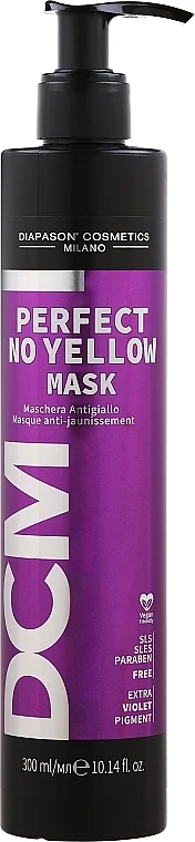 Maschera per capelli antigiallo