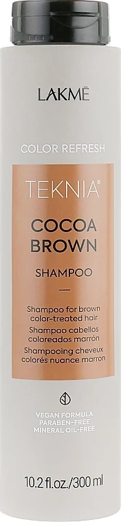 Shampoo per capelli castani