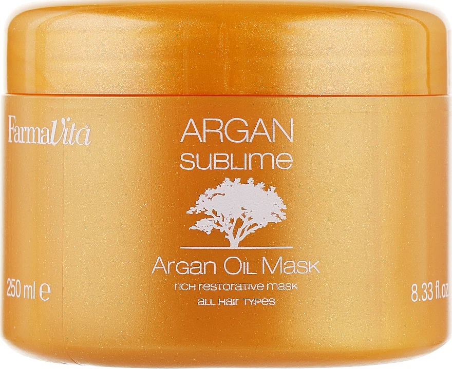 Maschera capelli all'olio di argan