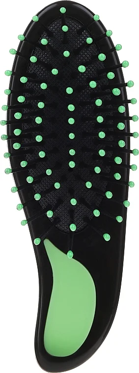 Spazzola per capelli con punte di plastica, 499726, verde