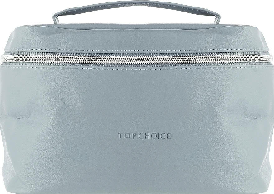 Borsa Cosmetica "Leather", 24x14x13.5 cm, 96990, azzurro