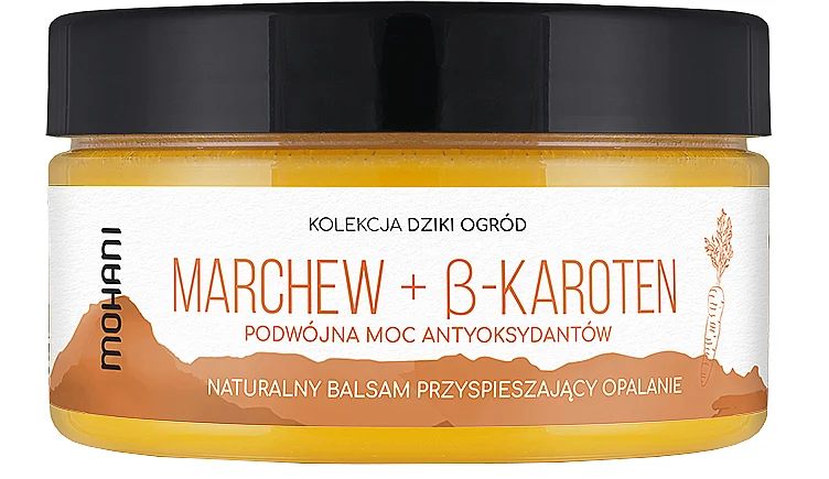 Balsamo naturale abbronzante per viso e corpo alla carota