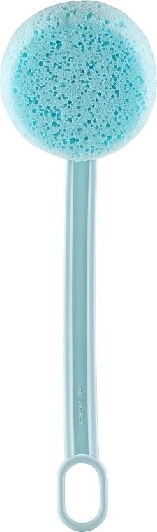 Spugna doccia con manico, blu