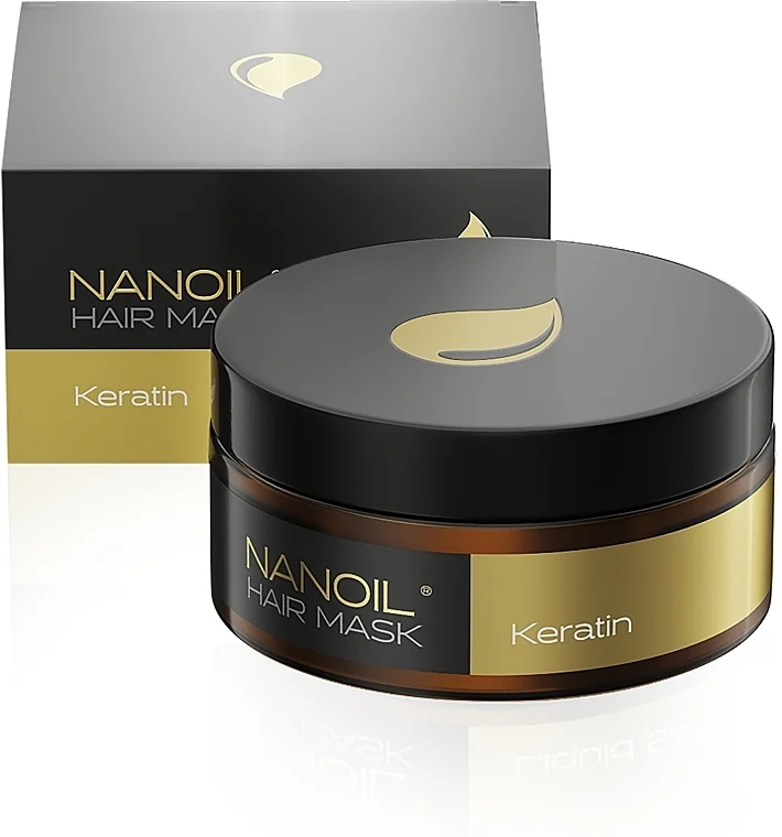 Maschera per capelli con cheratina