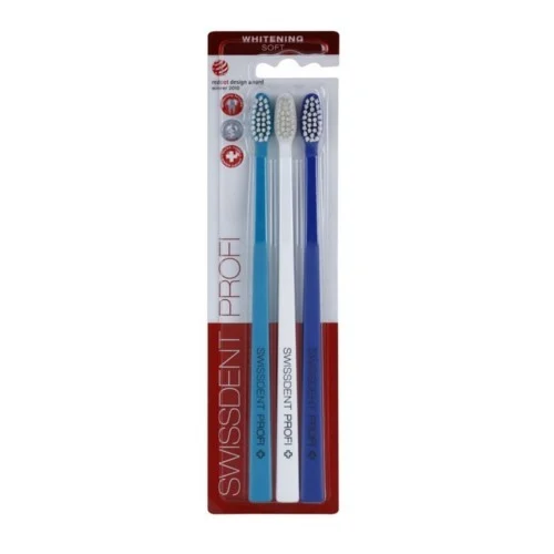 Swissdent Spazzolino Sbiancante Trio Soft 2 +1 GRATIS