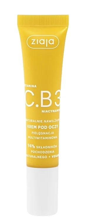 Crema per la pelle del contorno occhi con estratti di vitamina C e B3